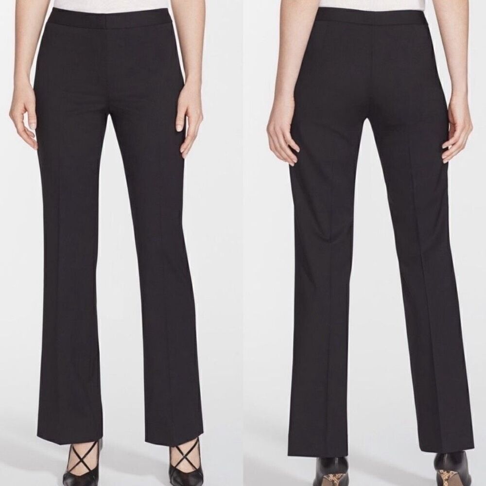Lafayette 148 New York Italian stretch wool Menswear trouser pants 6 - Picture 2 of 10